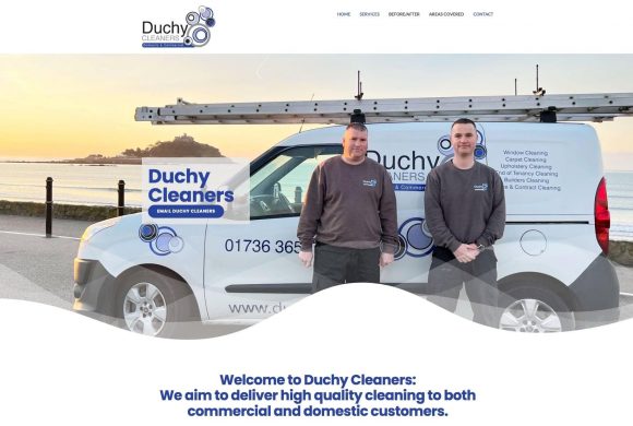A new website for Duchy Cleaners